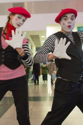 Clowns and mimes for any event