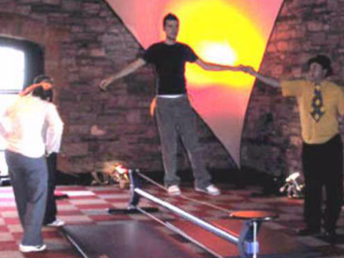 Circus skills workshops for corporate events