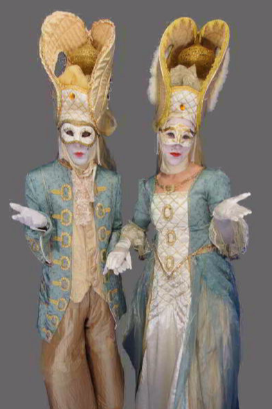 Masquerade, masked ball or Venetian themed acts and entertainment